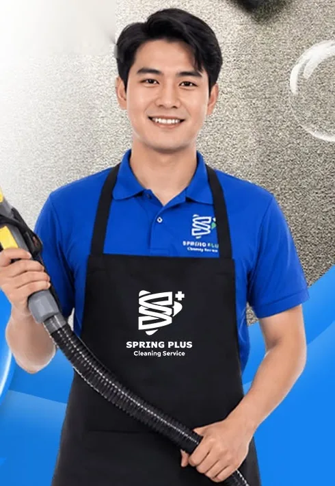 บริการซักกำจัดฝุ่นเฟอร์นิเจอร์ผ้า โซฟา ที่นอน ผ้าม่าน โดยทีมงาน Spring Plus